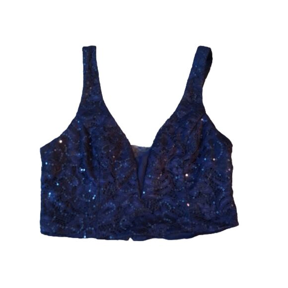 B. Smart Junior's Size 7 Sparkly Corset Top - NWT - Picture 1 of 8